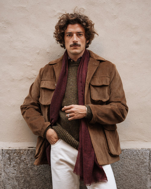 Veste Italienne Collection V Pour Homme - Marron - Taille XL - Neuf Sans étiquettes