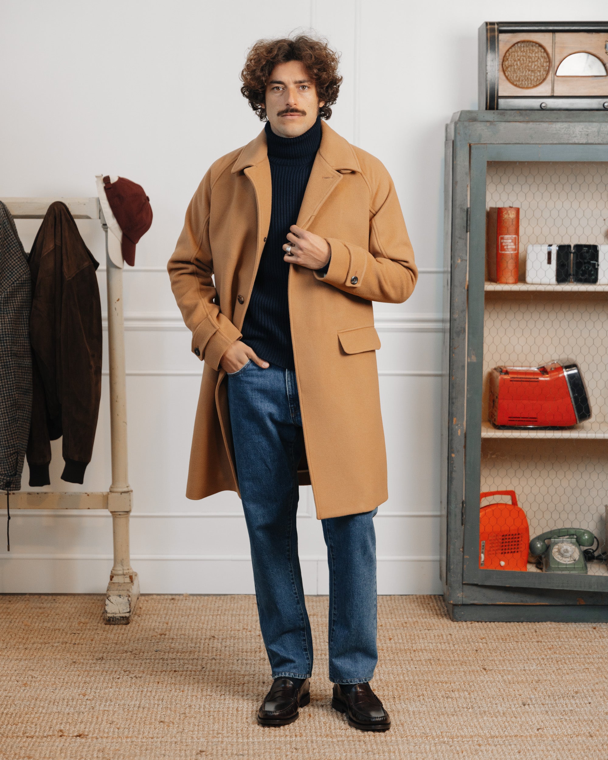 Camel colored coat on sale