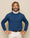 Our Inky blue 100% cashmere Vigoleno crewneck sweater - Picture 1 - Velasca