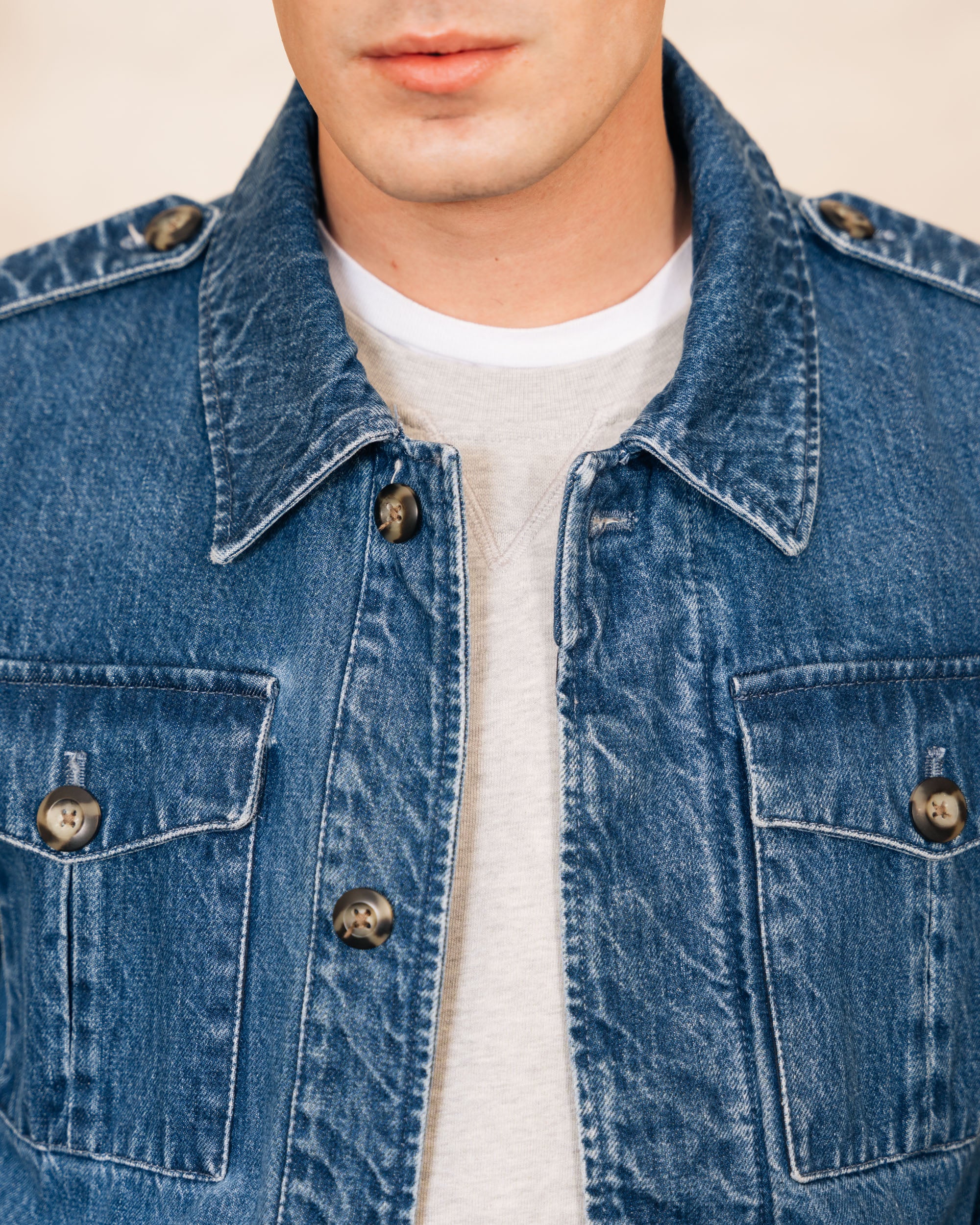 美品✨アパルトモン Boys denim Jacket インディゴブルー F Medium wash Candiani denim jacket, Made in Italy | Velasca