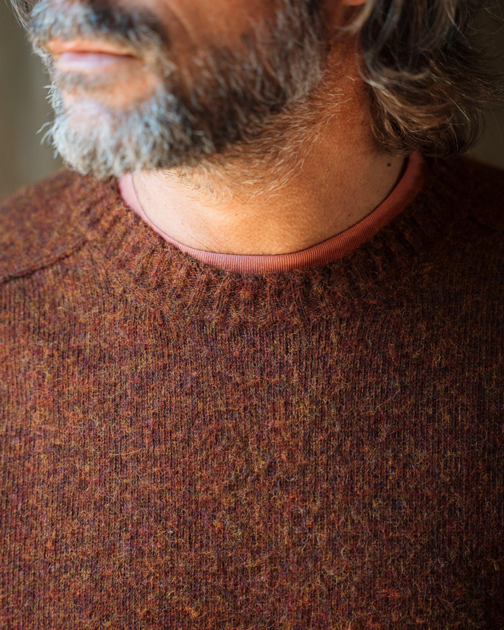 Men's sweater, 100% Shetland wool. Made in Italy | Velasca