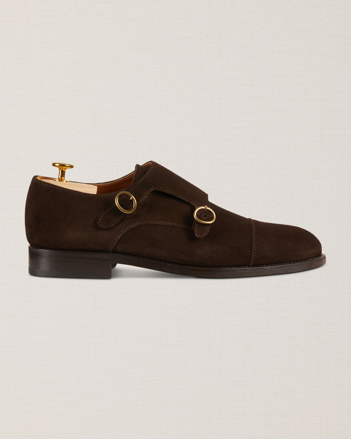 brown suede dress shoes men Men's Double Monk Strap Size:Pre-order 4 Navy Blue Wholesalers Work Style_Simple offering a perfect blend