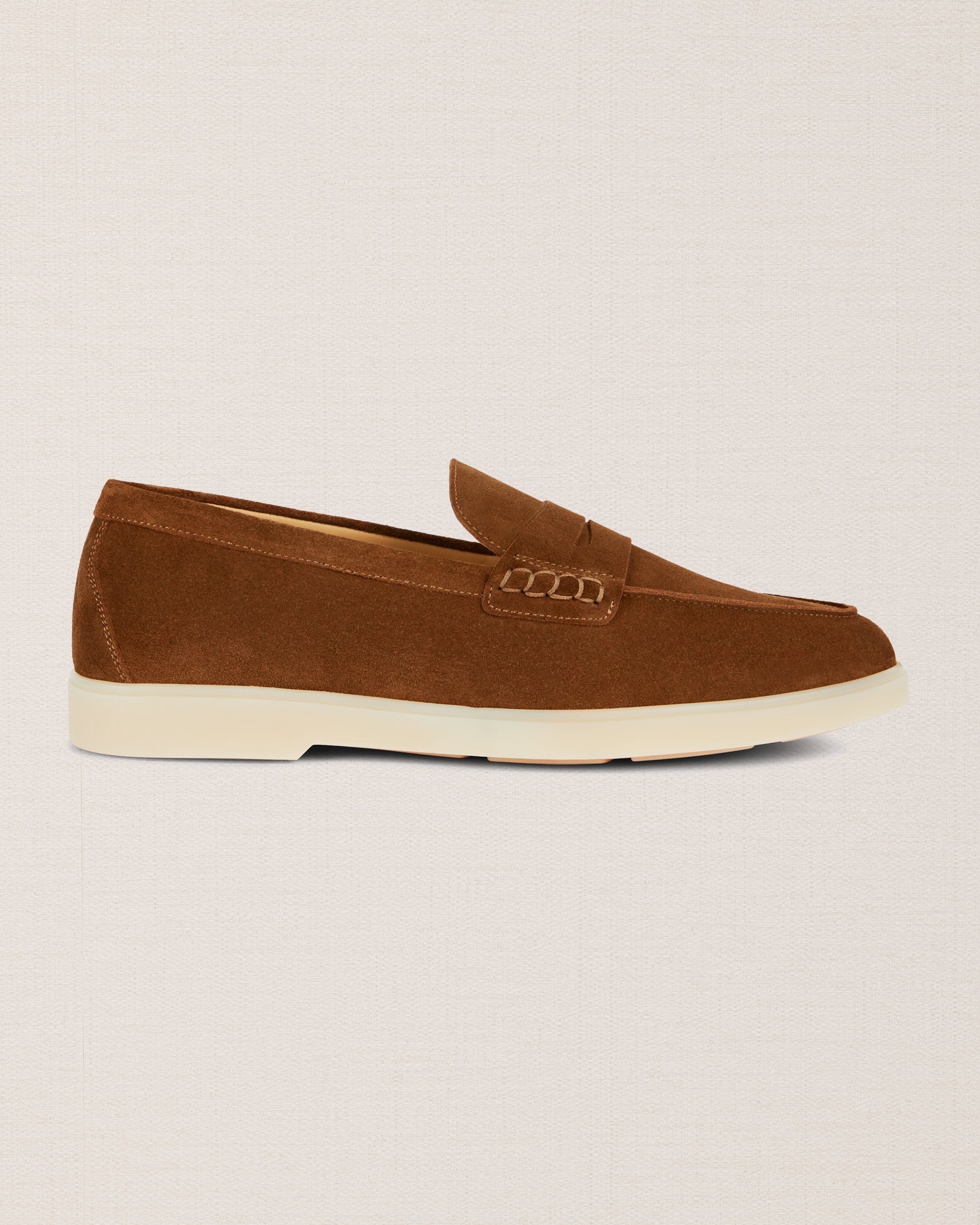 Velasca | Brown leather summer loafer, entirely Made in Italy