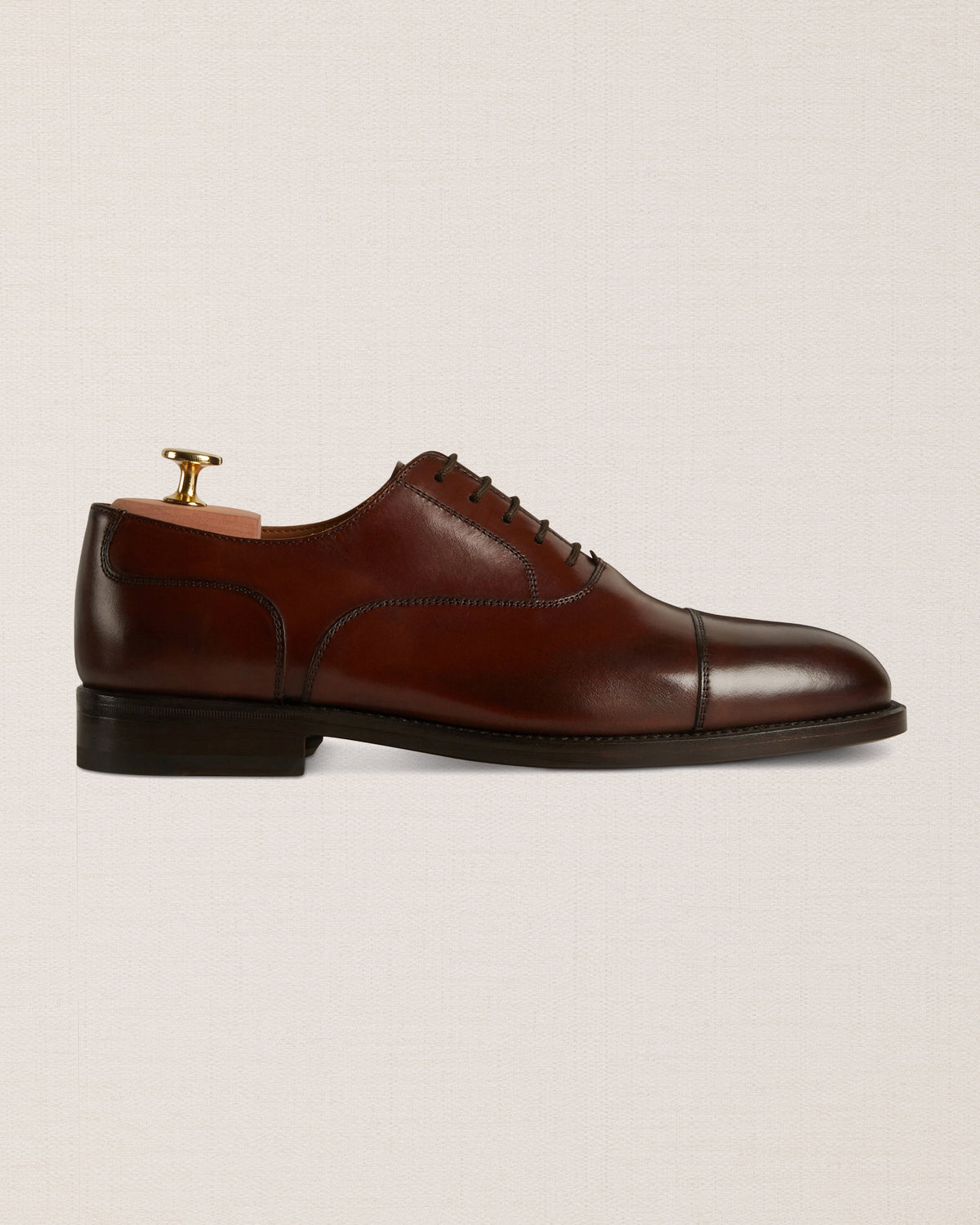 Men's minimal & classic full-grain leather Oxfords