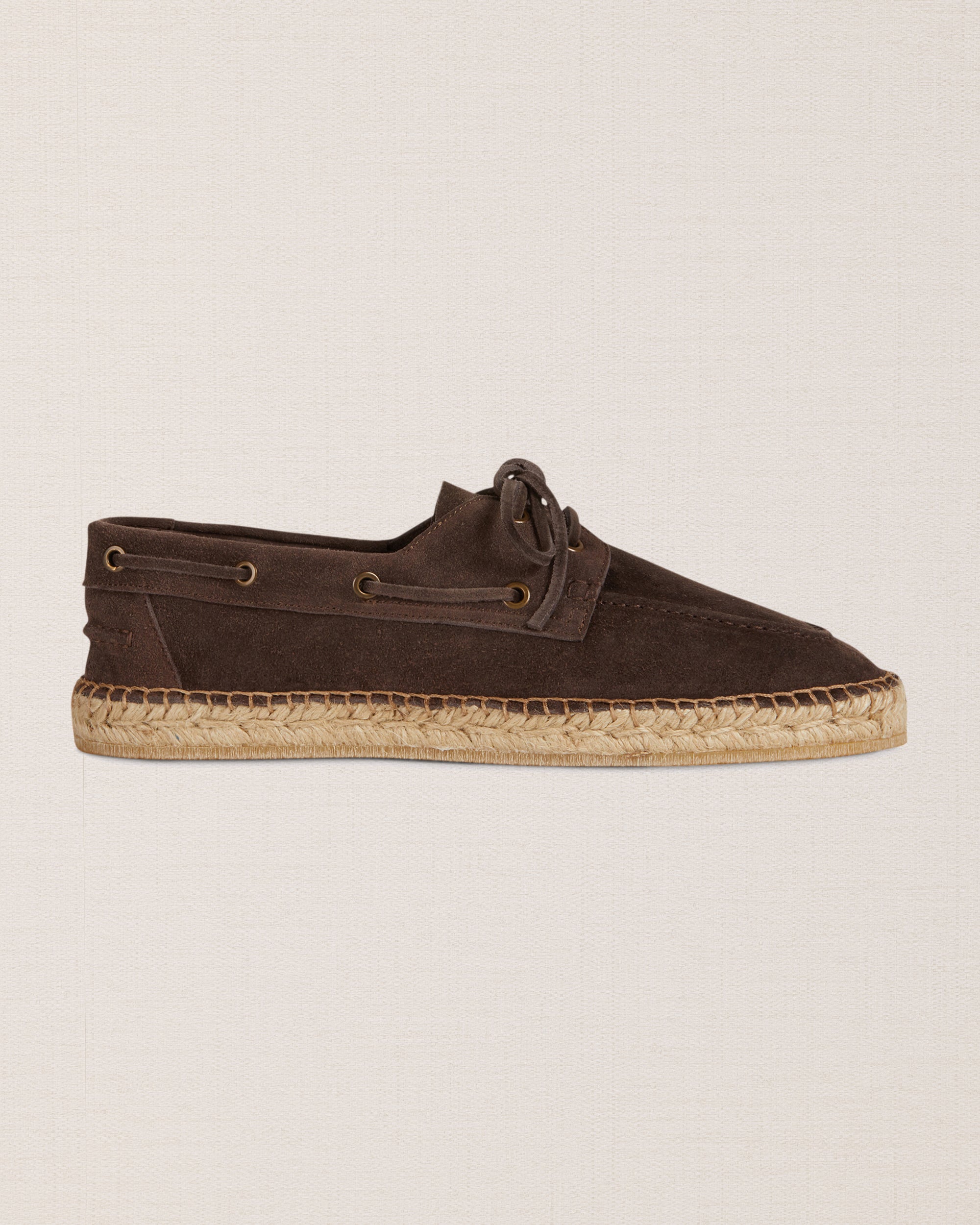 Men's suede espadrilles with laces | Velasca