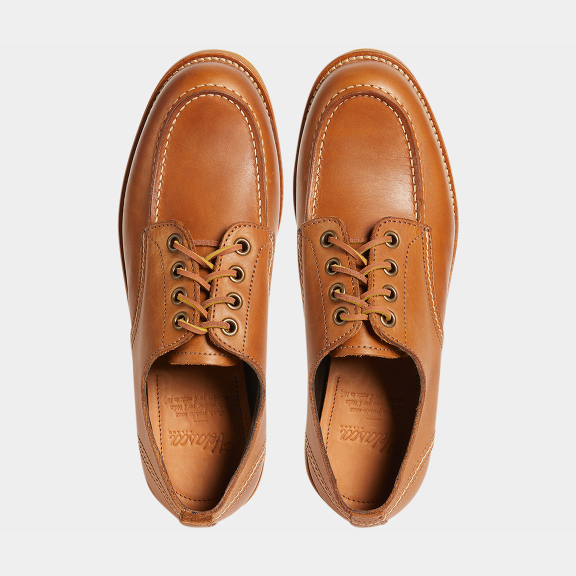 ぴかこ　Retro Derby Shoes 26.5センチ Men's derby shoes in smooth leather and para sole | Velasca
