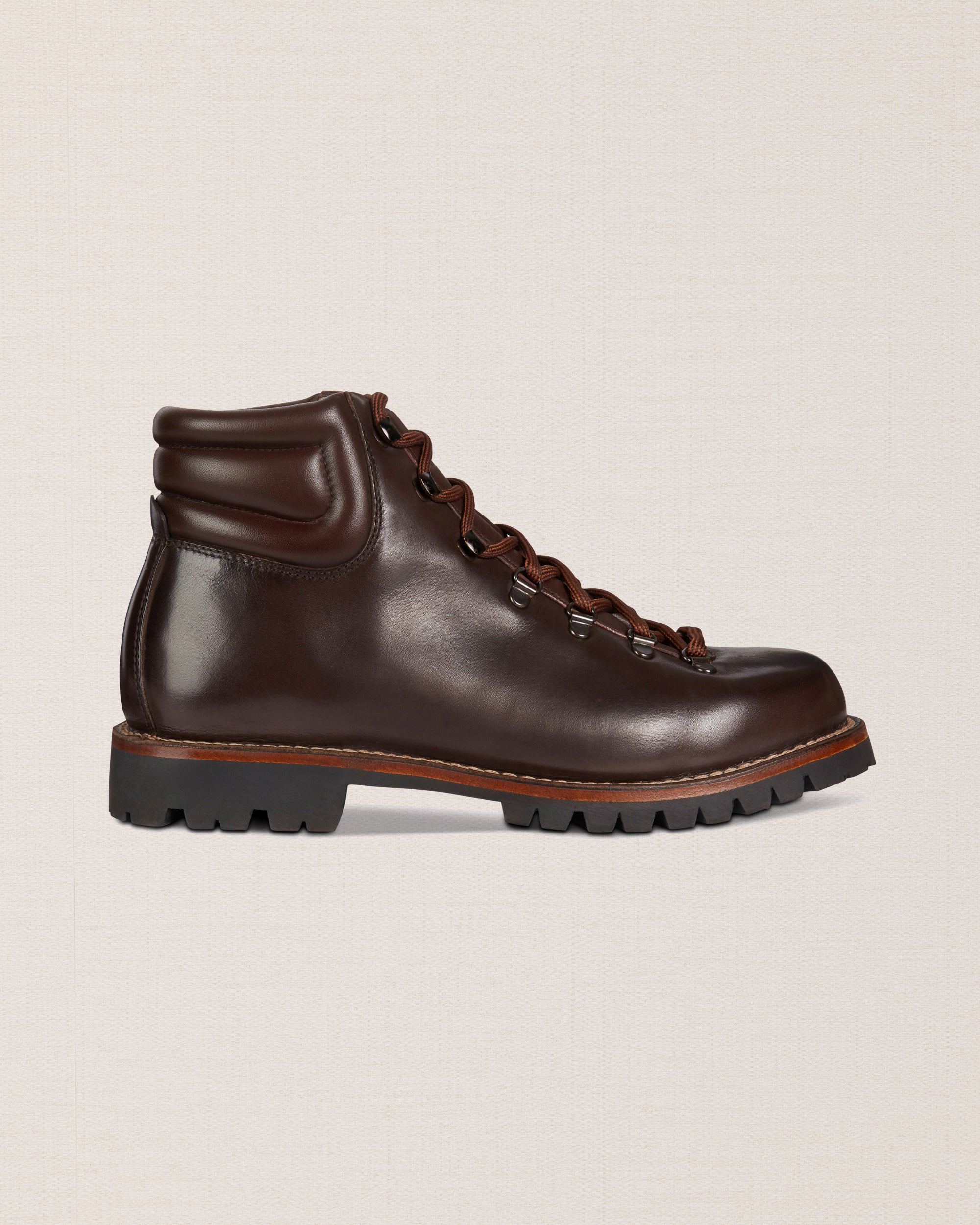 Men's Hiking Boots in dark brown leather