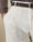 Our White stretch cotton gabardine (97% cotton, 3% elastane) Sirolo pleated chinos - Picture 3 - Velasca