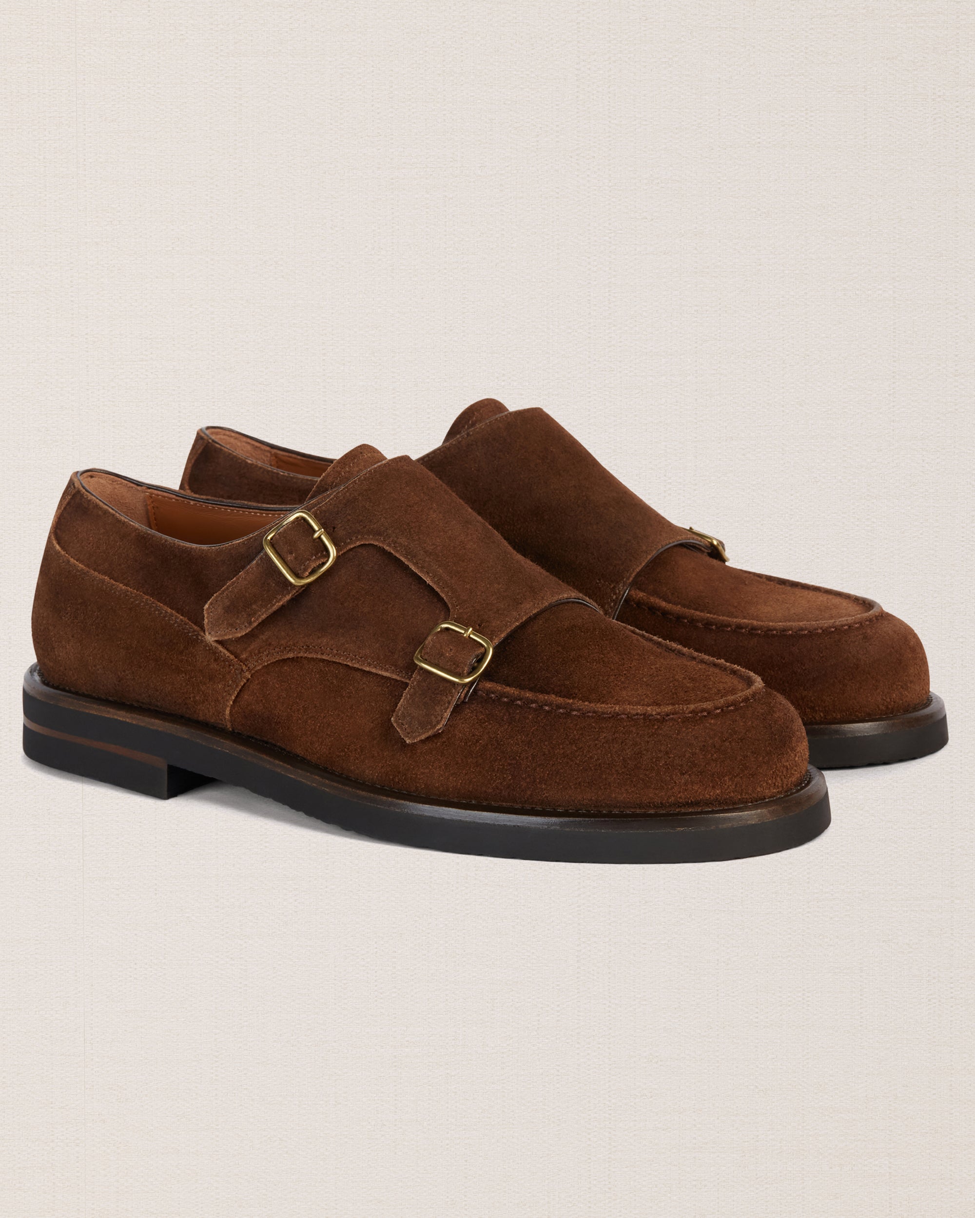 NWOB COACH MEN\'S BLEECKER DOUBLE MONK BROWN SUEDE SHOES US SIZE 12D BoxC hbeu50541287_202_250?wid=1980&  main image 4