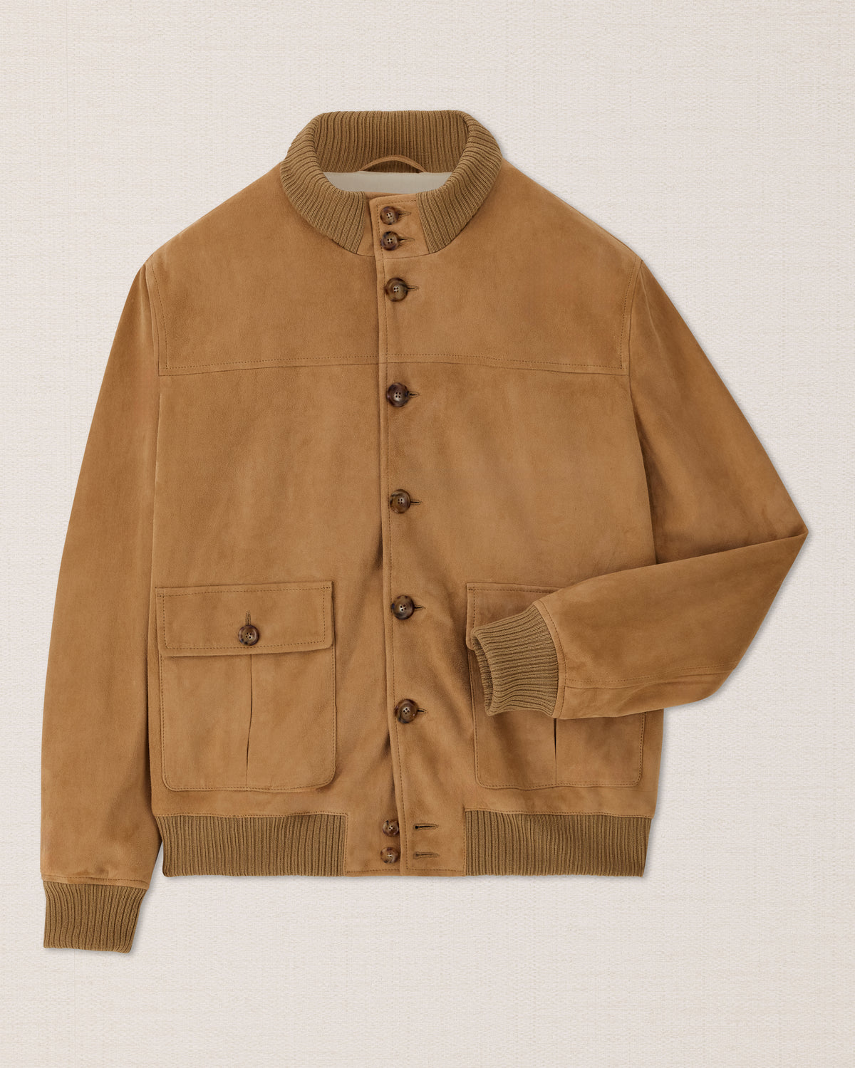 Velasca | Lightweight suede bomber jacket, made in Italy