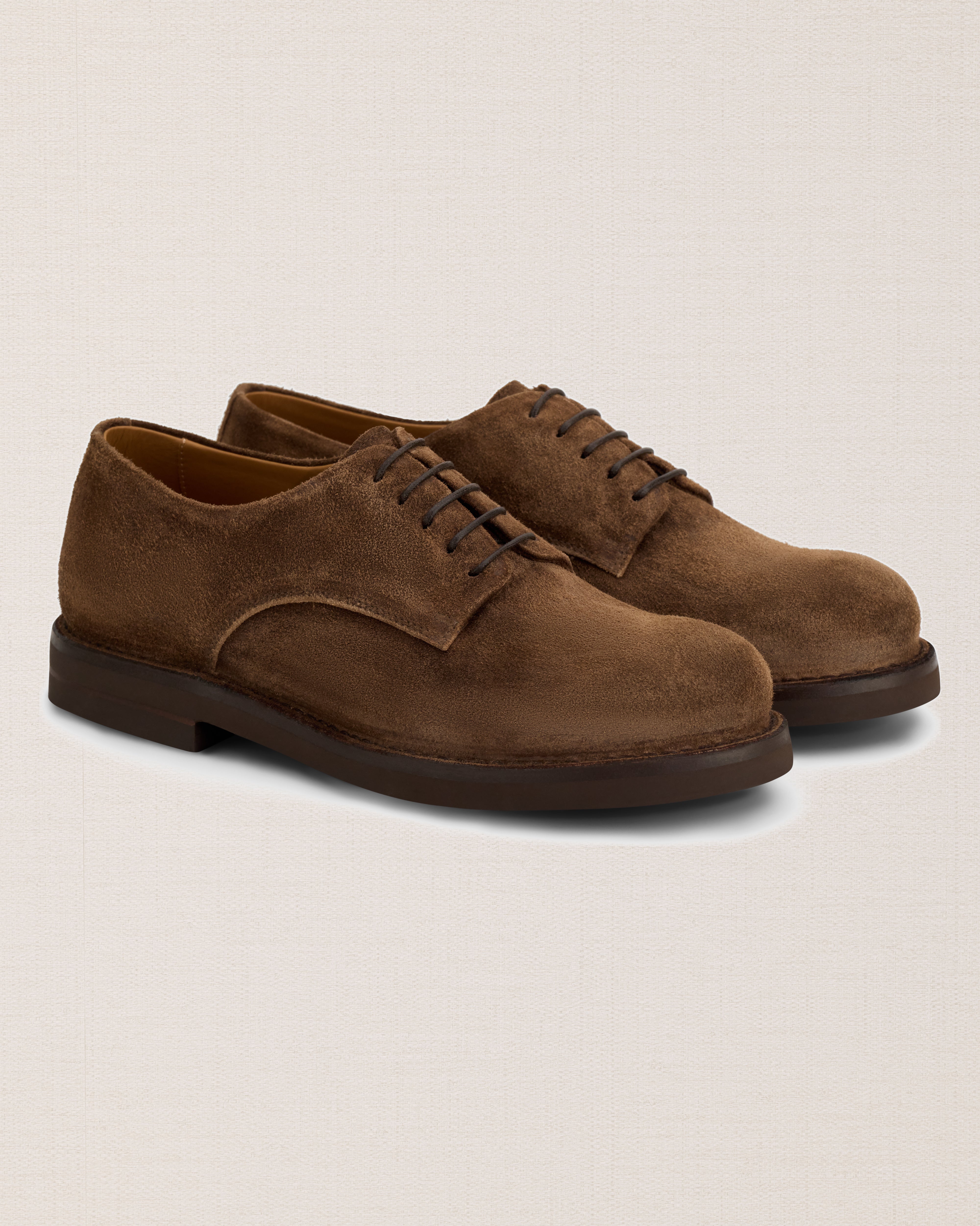 Velasca | Dolz - men's brown derby shoes in leather – Made in Italy