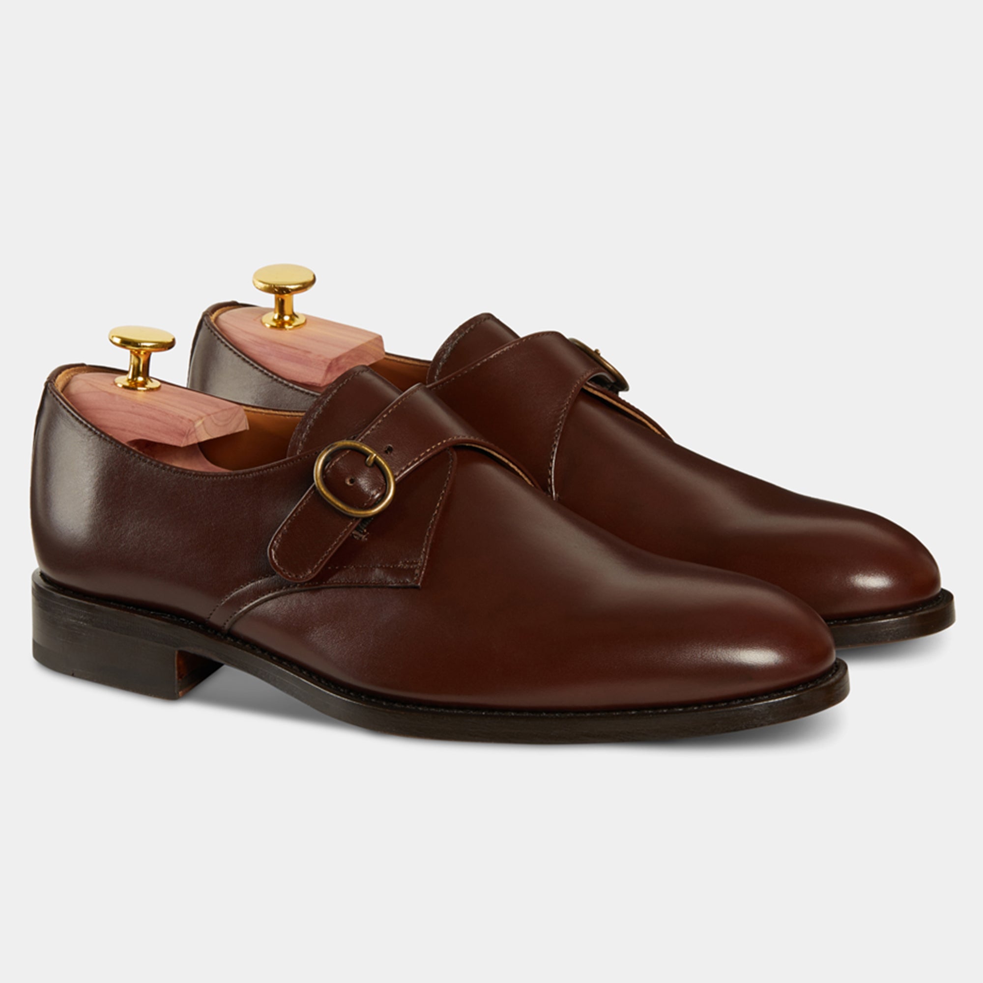 Men's brown leather Single Monk Strap shoes | Velasca Men's brown leather Single Monk Strap shoes | Velasca