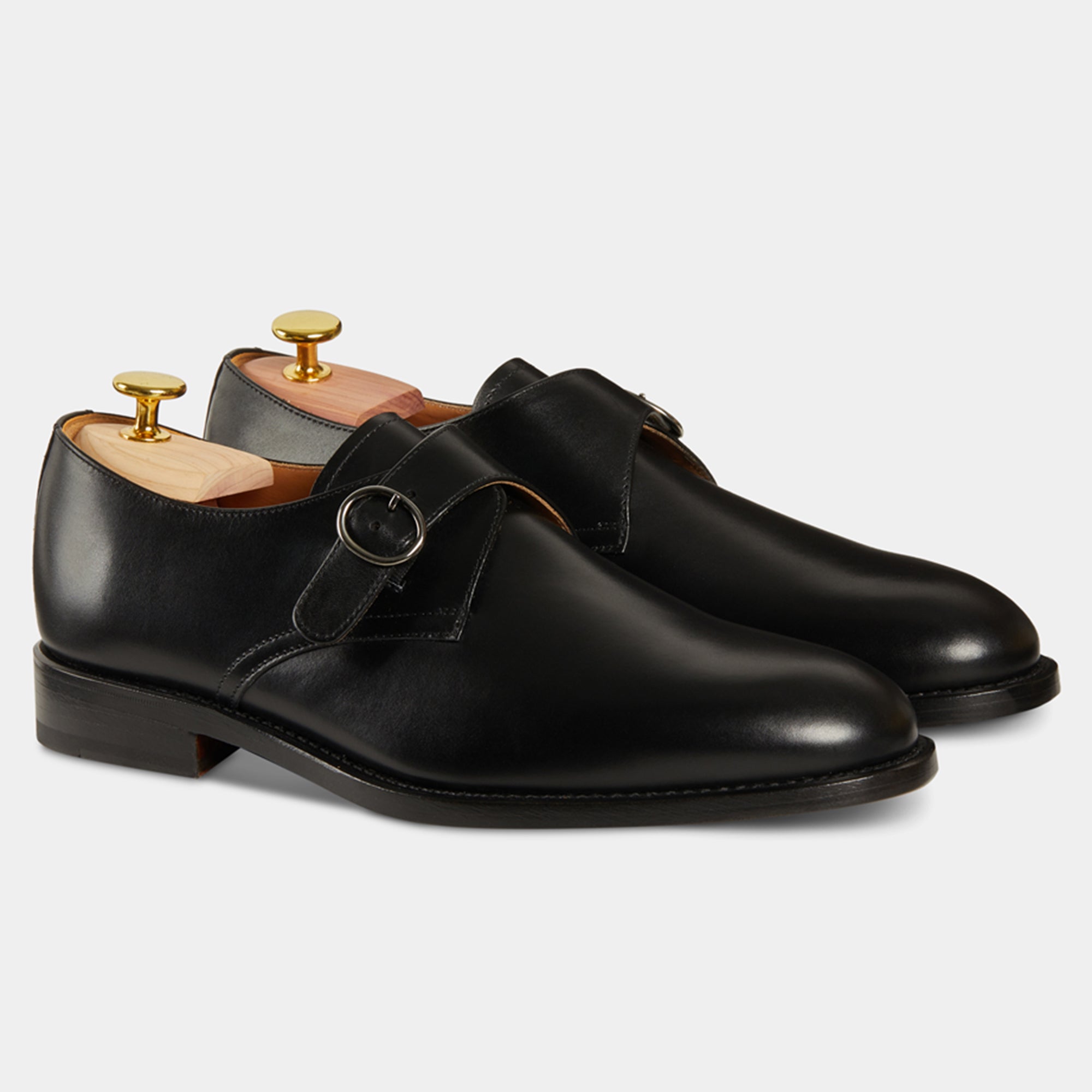 mens black monk strap dress shoes Men's classic Single Double monk strap lovers Black Long Sleeve Dresses Color:Red as Picture 251208US