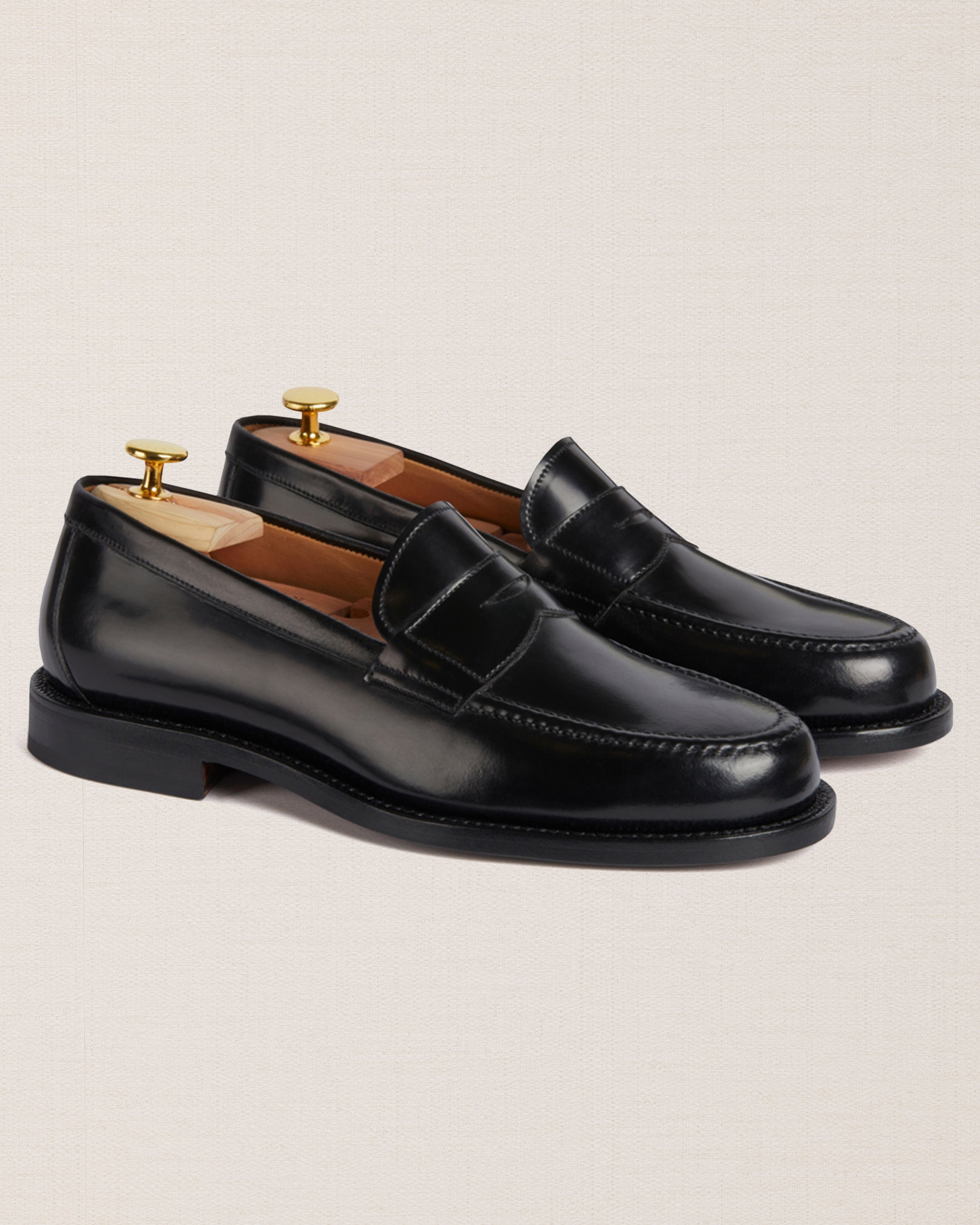 Velasca | Men's black Loafers in cordovan leather