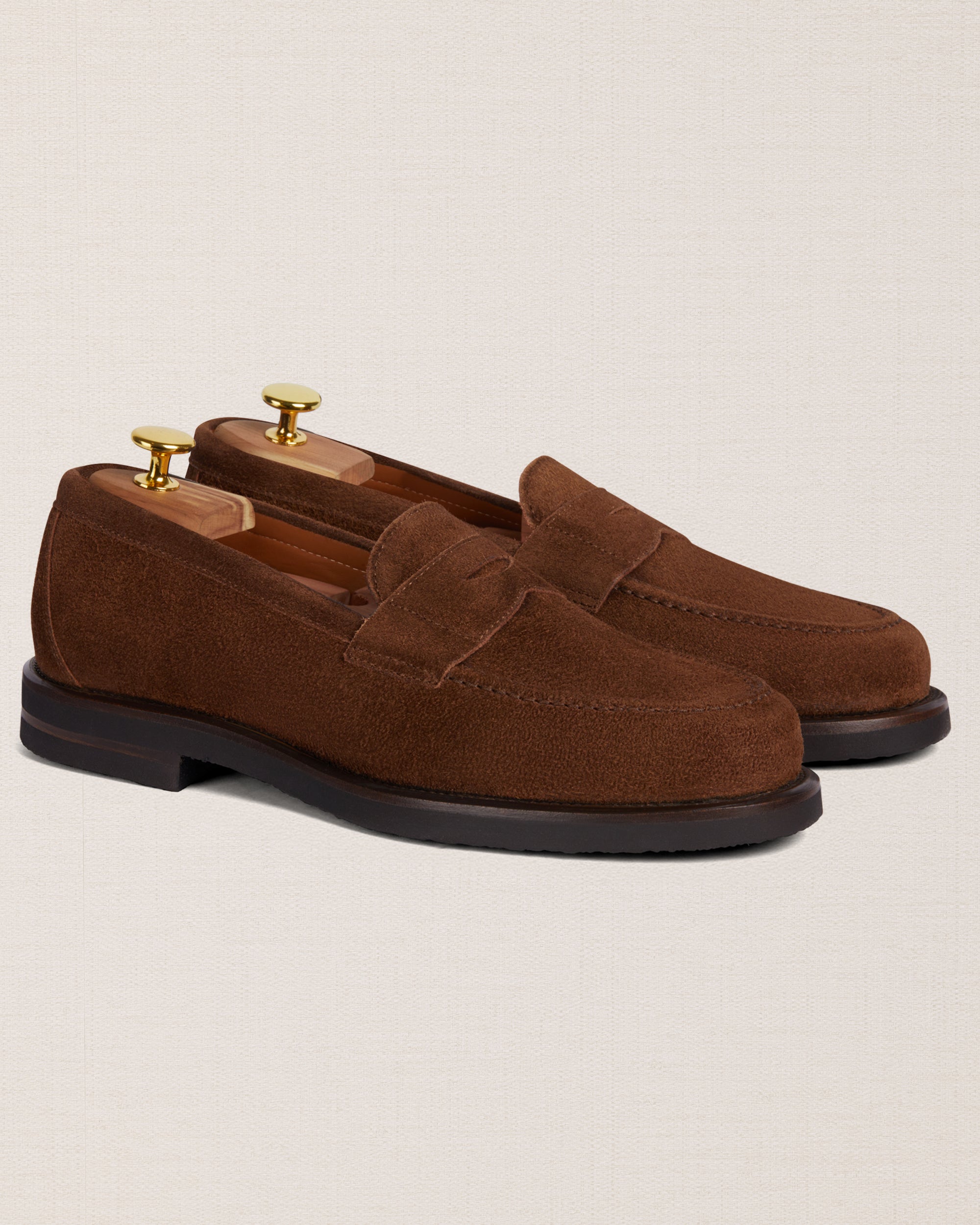 Velasca Piugiàtt - Classic Brown Suede Tapered Loafers for Men Velasca | Suede men main image 4