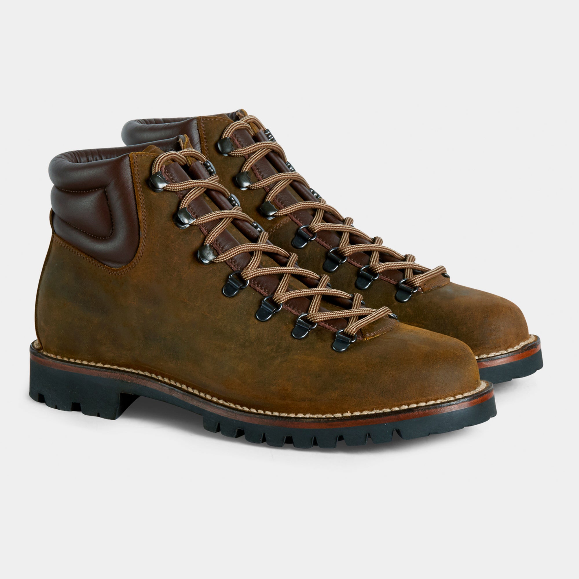 Men s hiking boots in greased suede leather Velasca