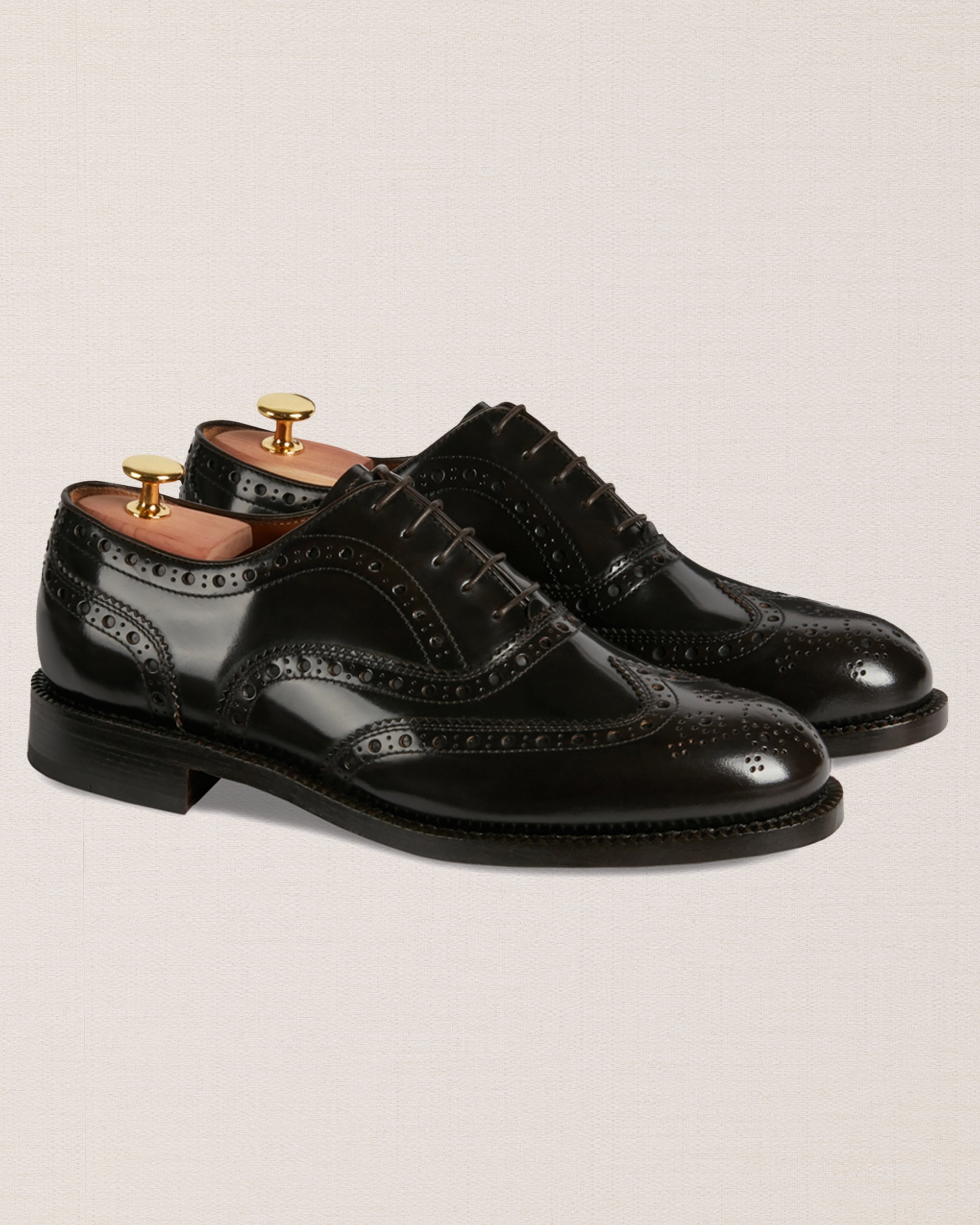 Men's Goodyear wingtip leather Oxford shoe