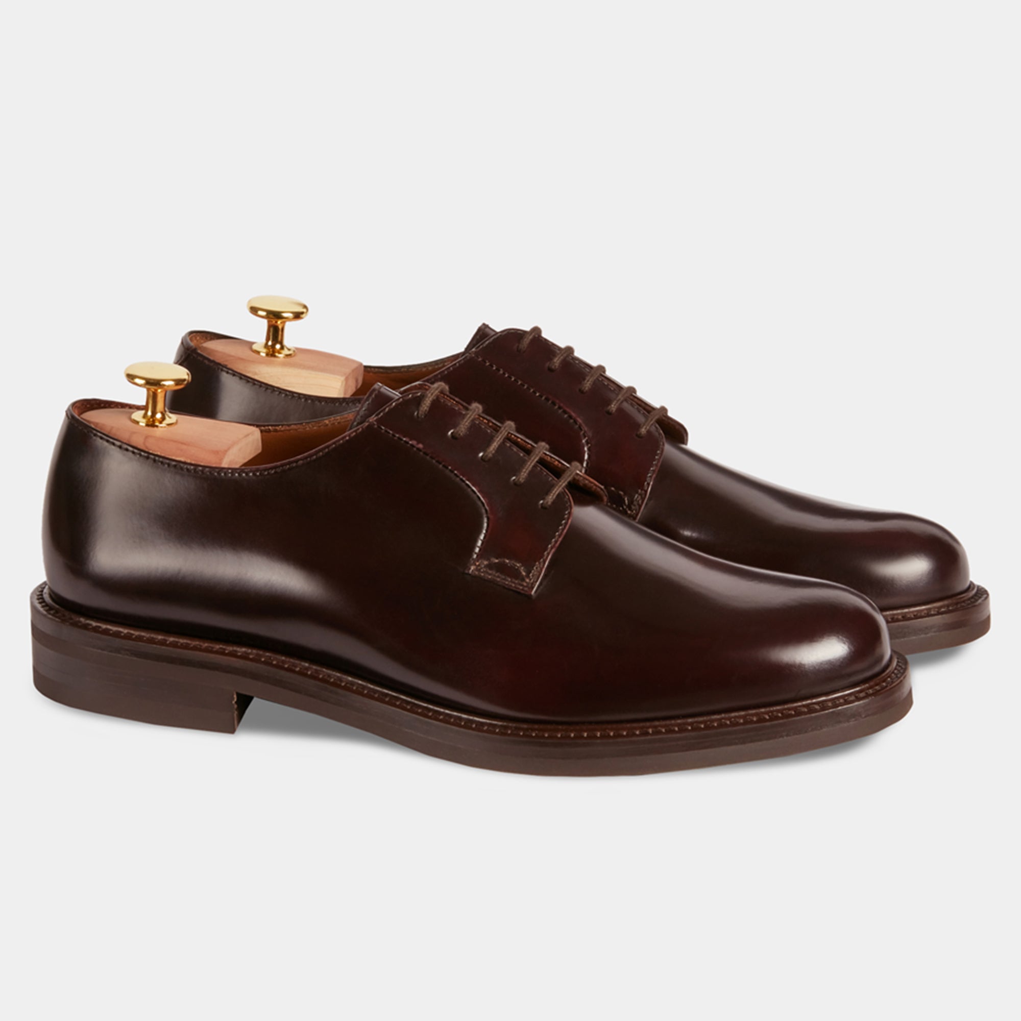 Leather Derby shoes