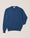 Our Inky blue 100% cashmere Vigoleno crewneck sweater - Picture 4 - Velasca