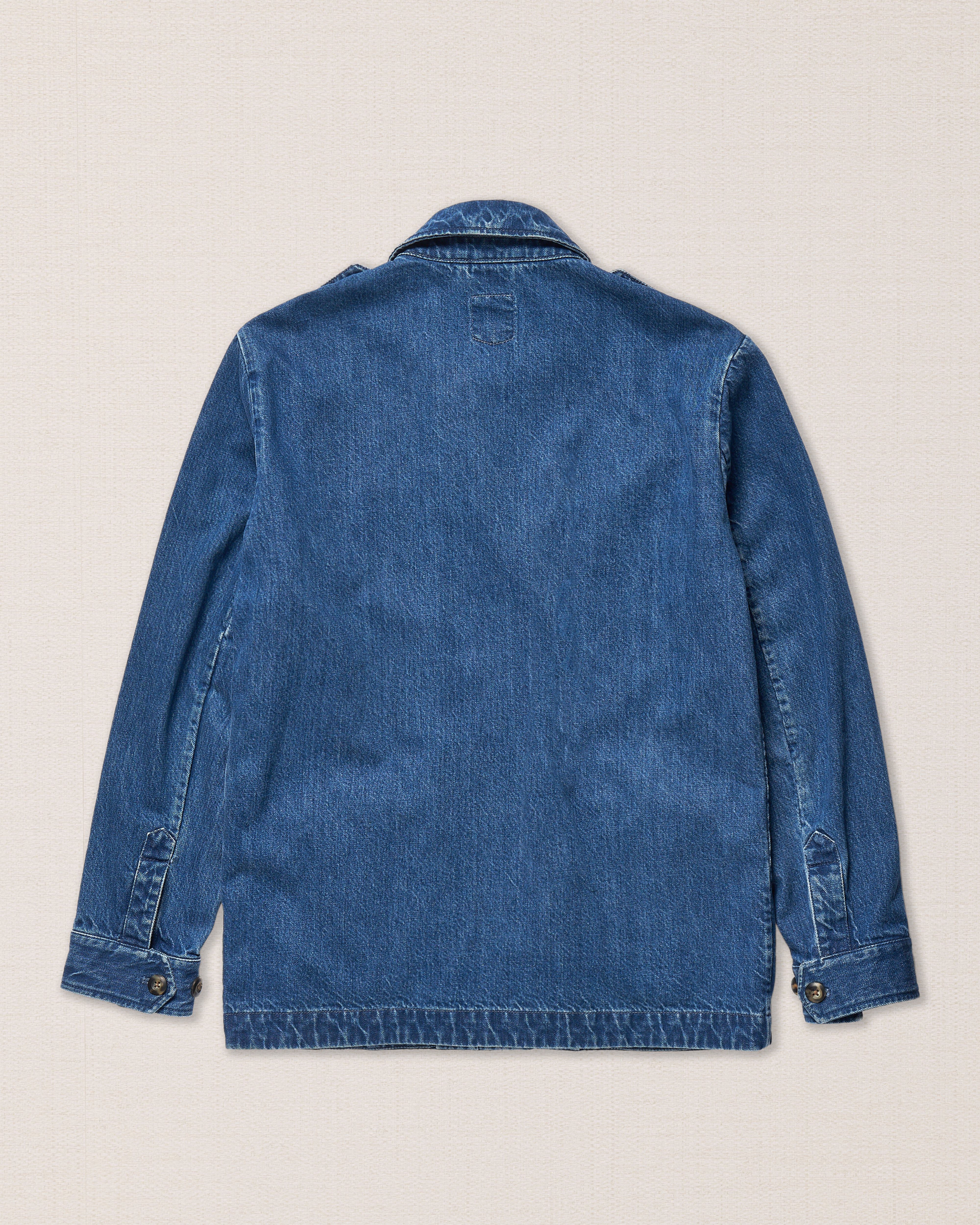 Medium wash Candiani denim jacket, Made in Italy | Velasca
