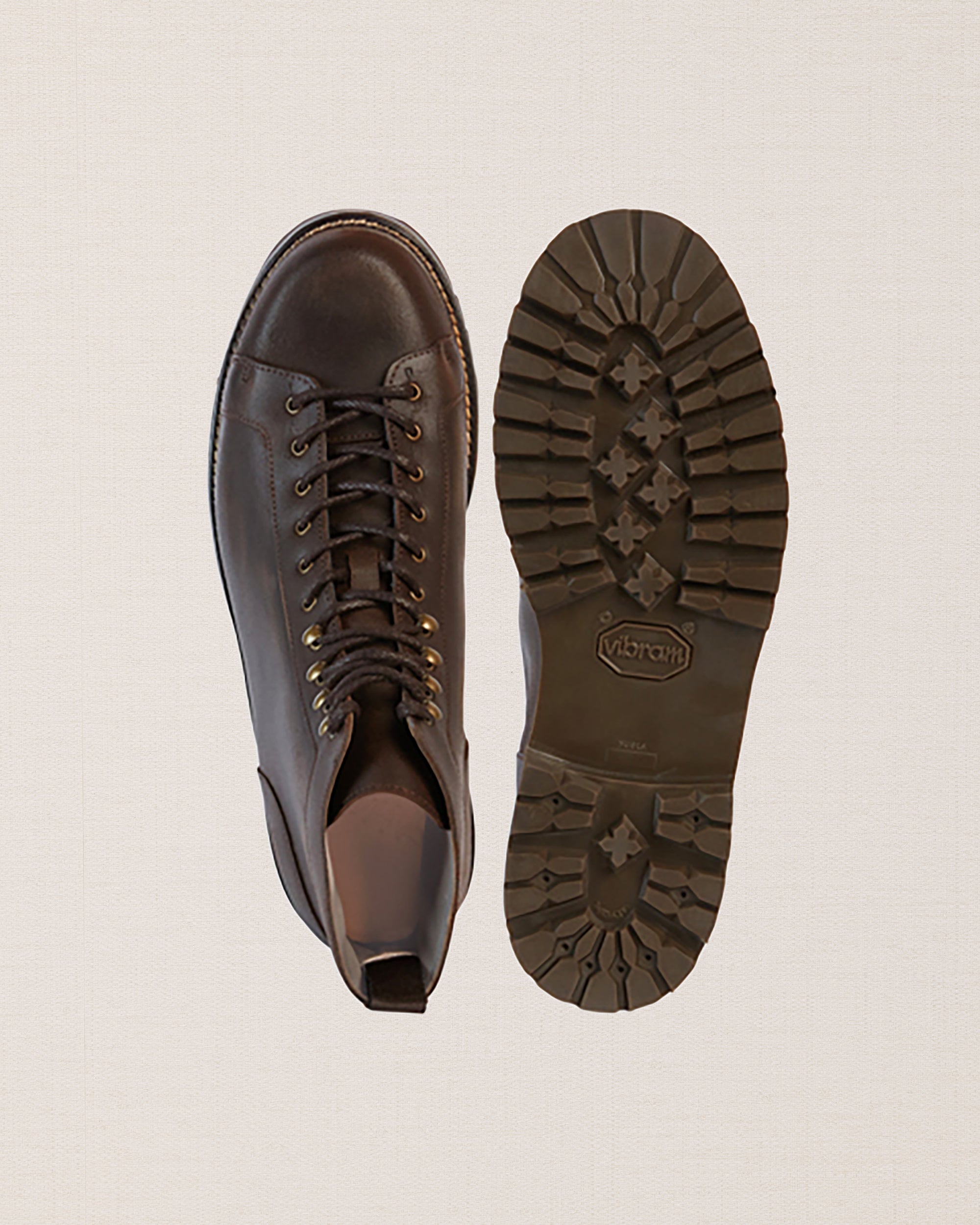Velasca | Men's leather combat boots with a Vibram sole