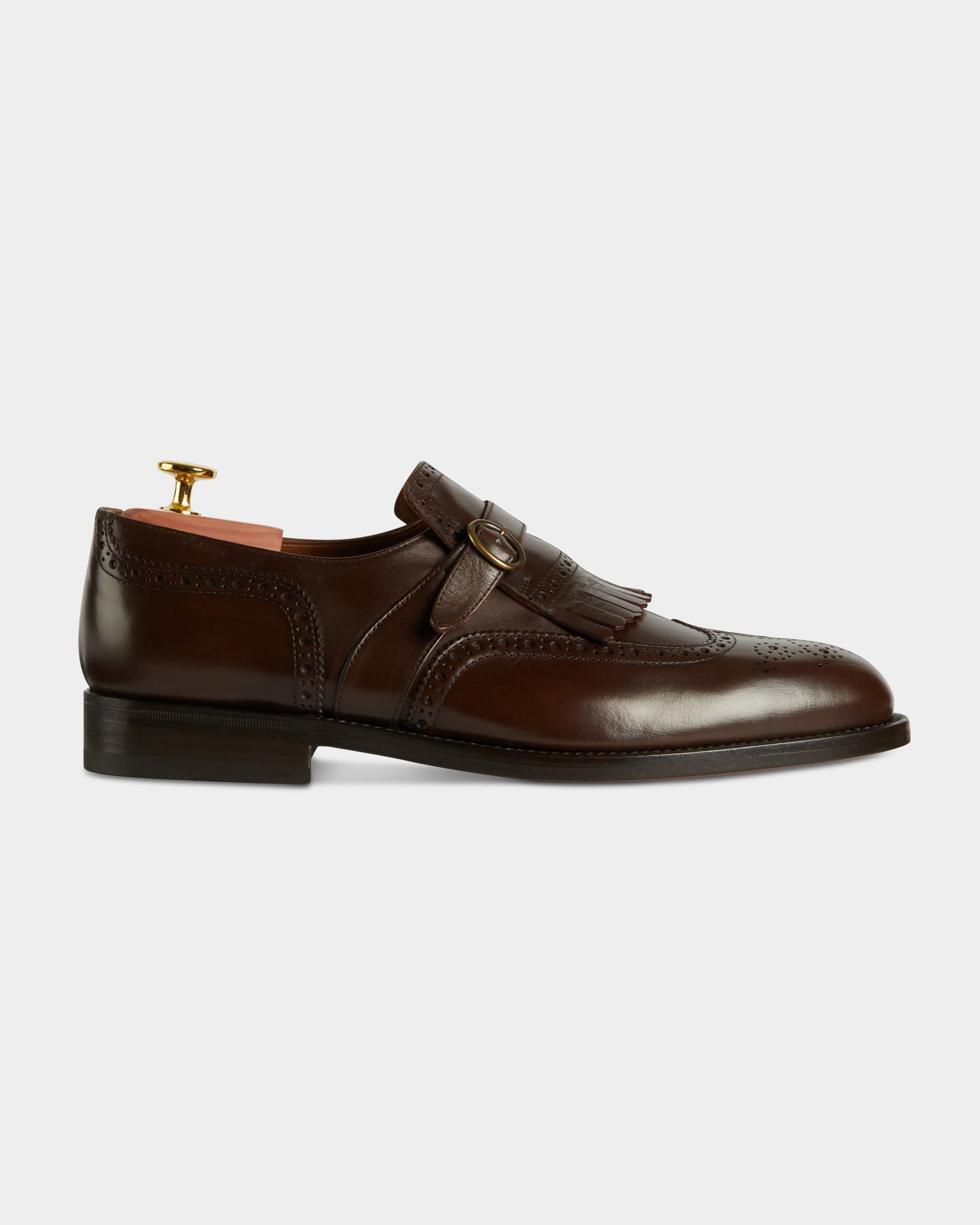 Men's leather Single Monk Strap & Fringe shoes | Velasca Men's leather Single Monk Strap & Fringe shoes | Velasca