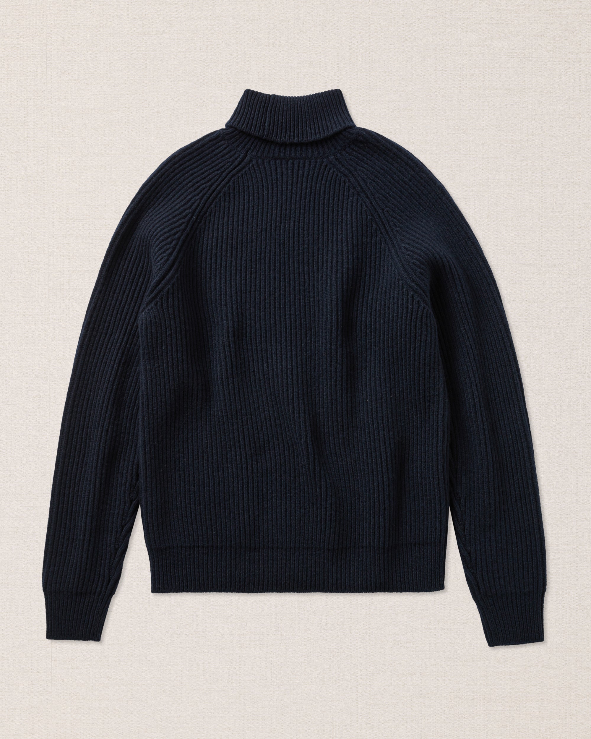 Blue wool turtleneck sweater, Made in Italy | Velasca
