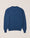 Our Inky blue 100% cashmere Vigoleno crewneck sweater - Picture 5 - Velasca