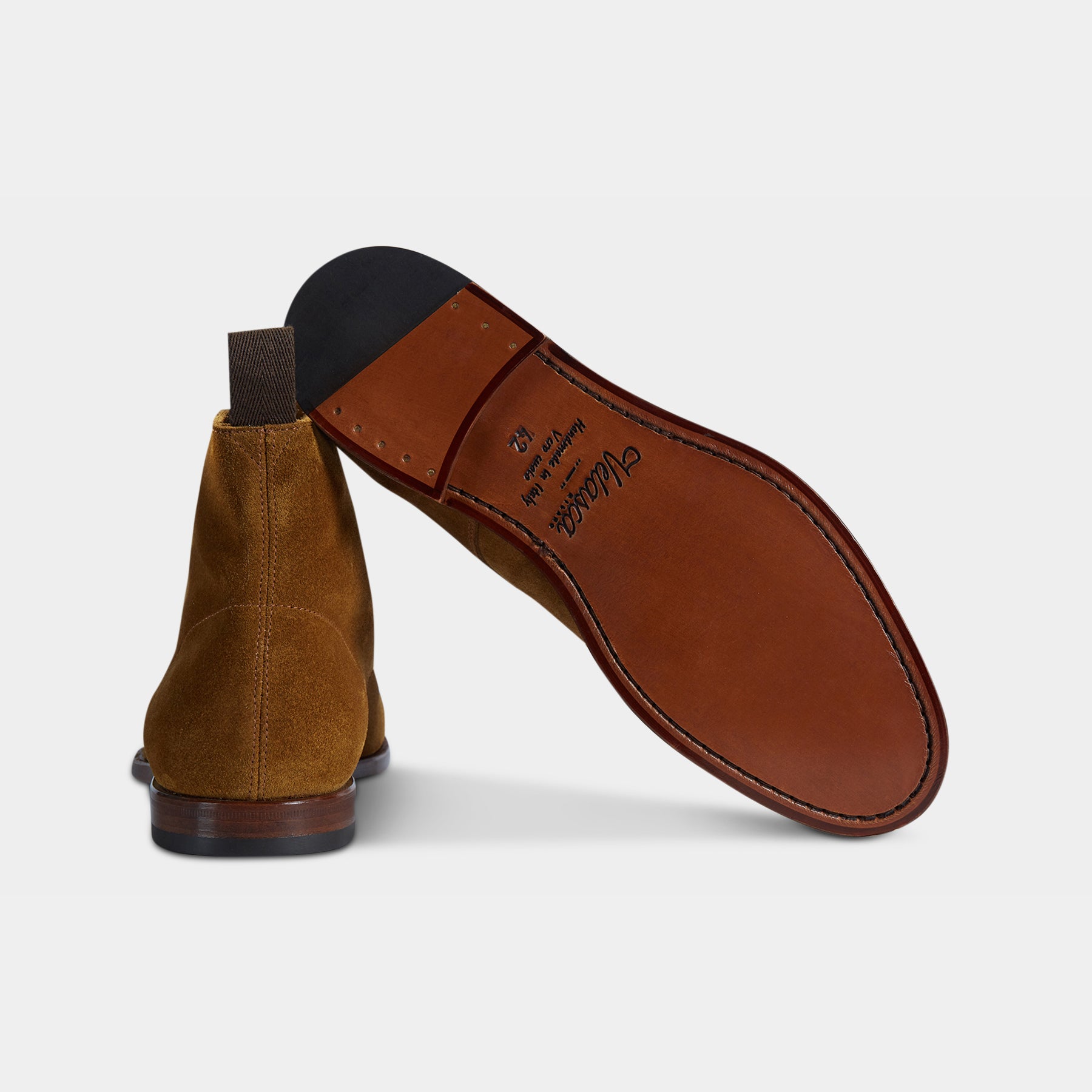 Men's summer suede lace-up boots | Velasca