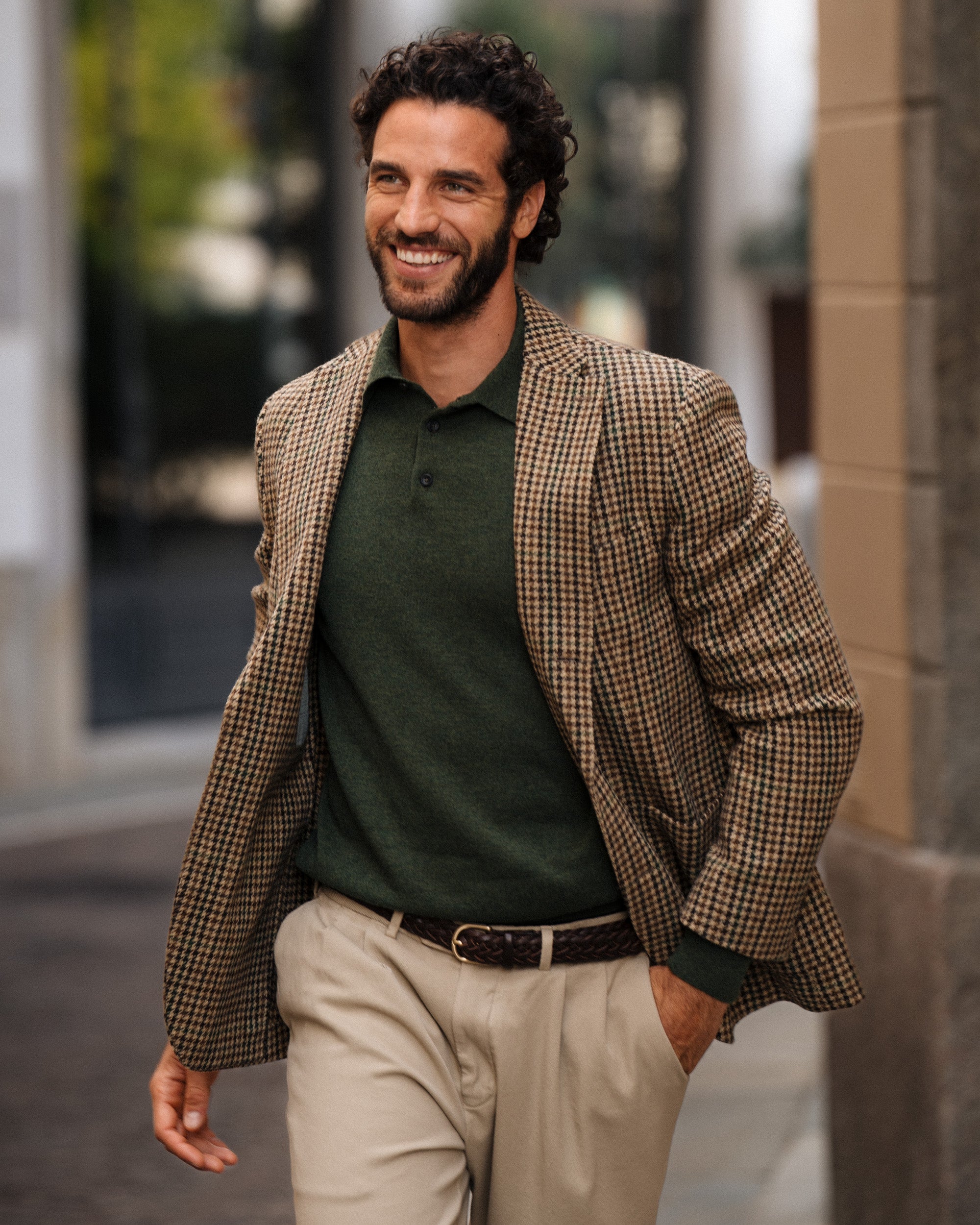 Velasca | Men's polo sweater in 100% merino wool. Made in Italy Velasca | Men's polo sweater in 100% merino wool. Made in Italy