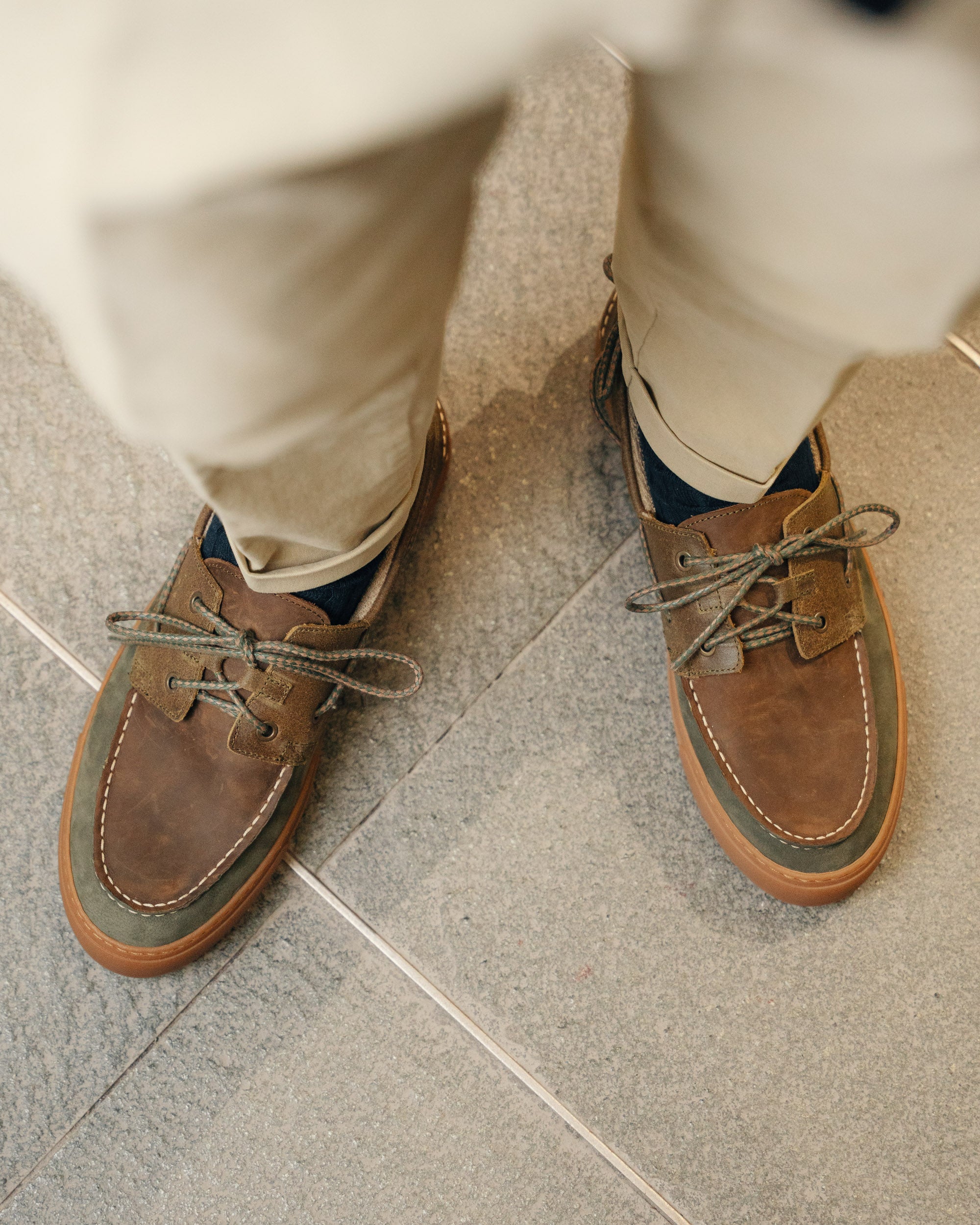 Velasca & Pininfarina | Handcrafted nubuck green leather shoes