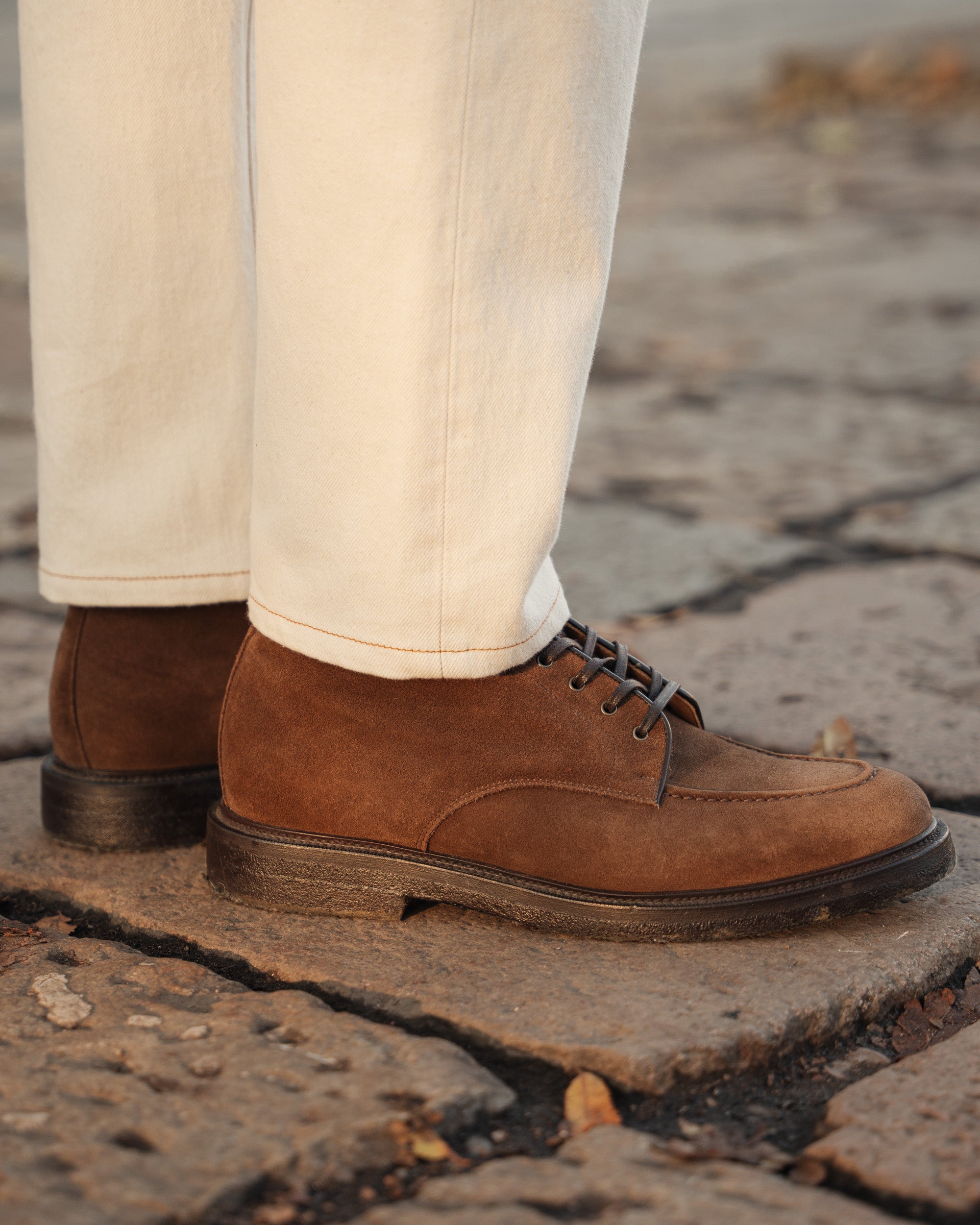 Velasca Milano Mens Brown Suede Jodhpur Boots Handmade Italy Size 45 US 12 Men main image 4