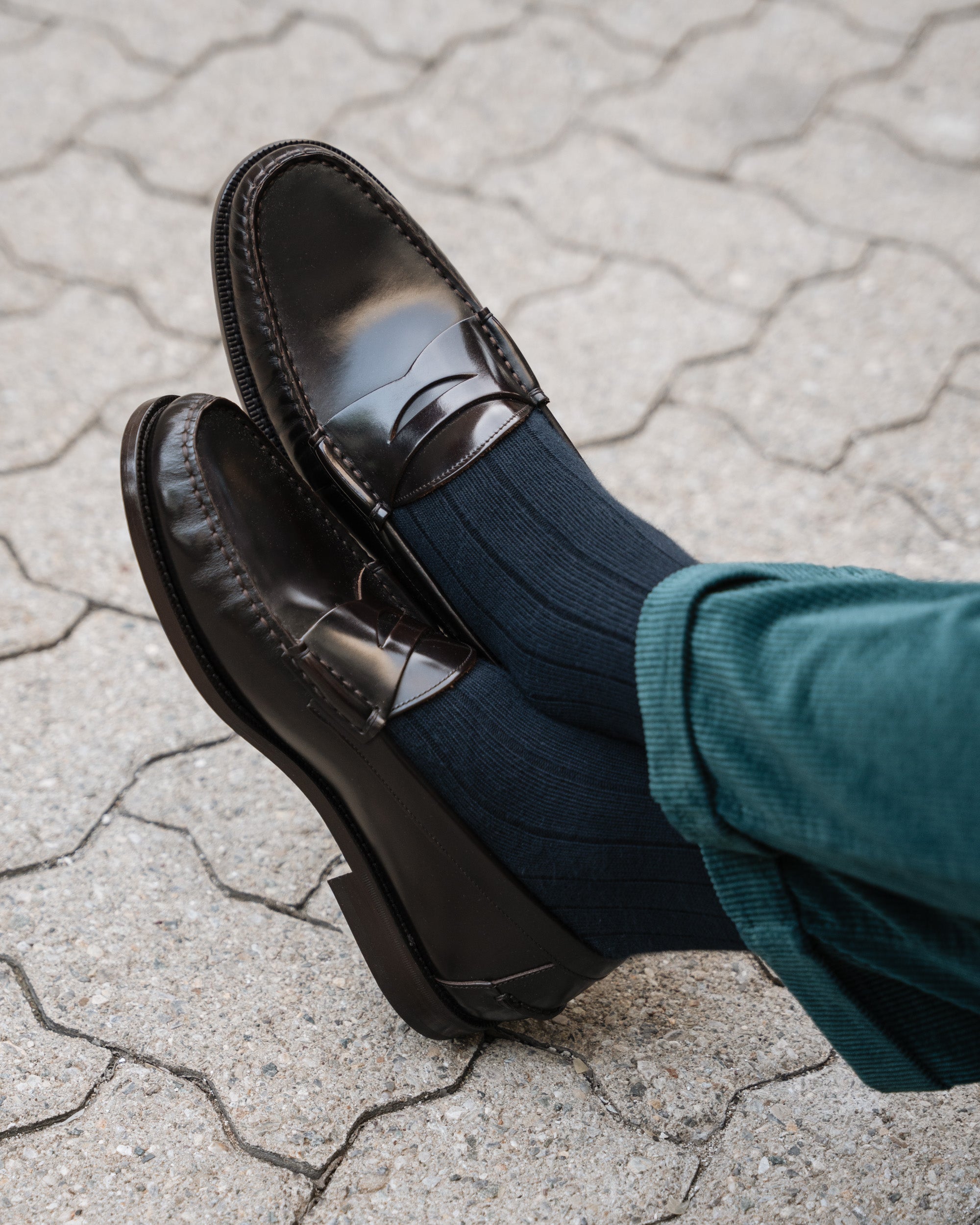 Velasca | Dark brown leather loafers, 100% Made in Italy