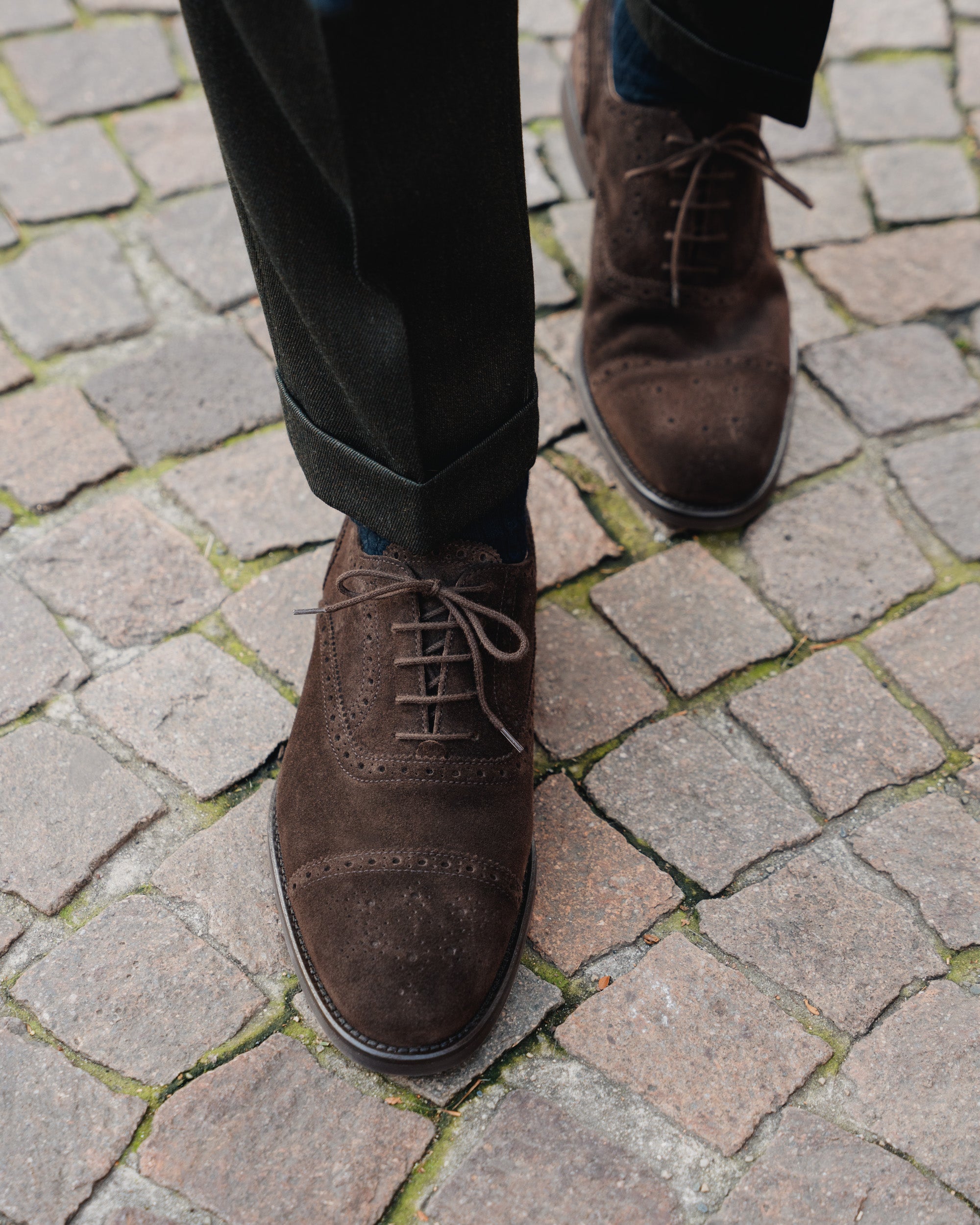 Men s suede Oxford shoes Velasca