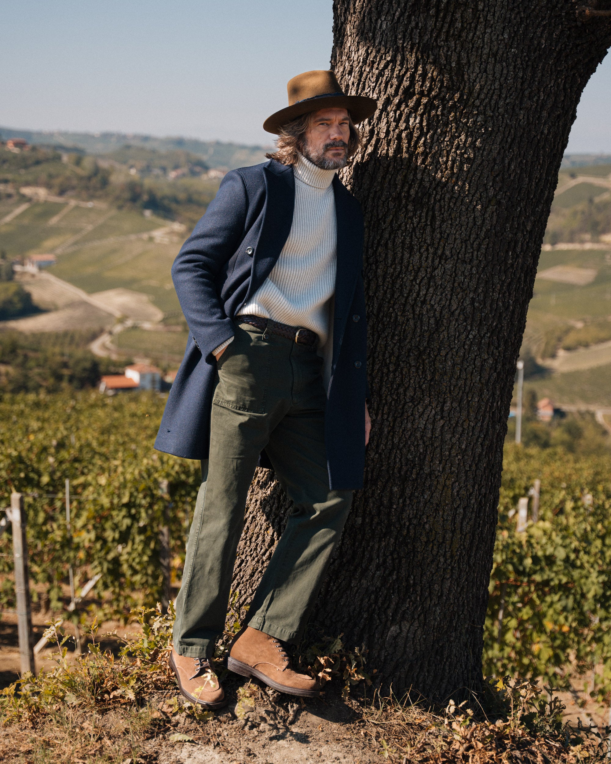 Velasca | Cotton green cargo pants, casual. Made in Italy