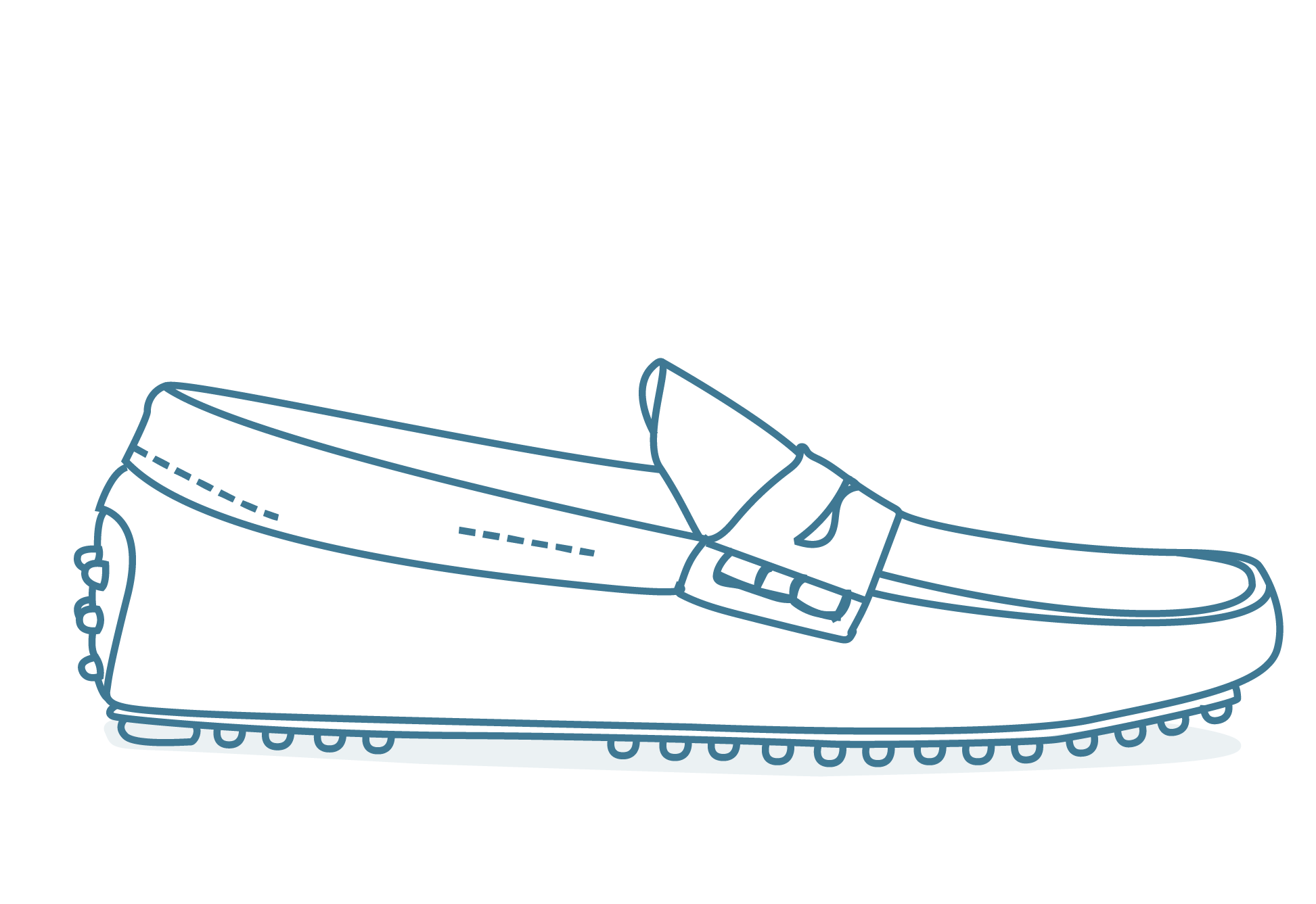 Studded-sole Moccasins in leather for men | Velasca