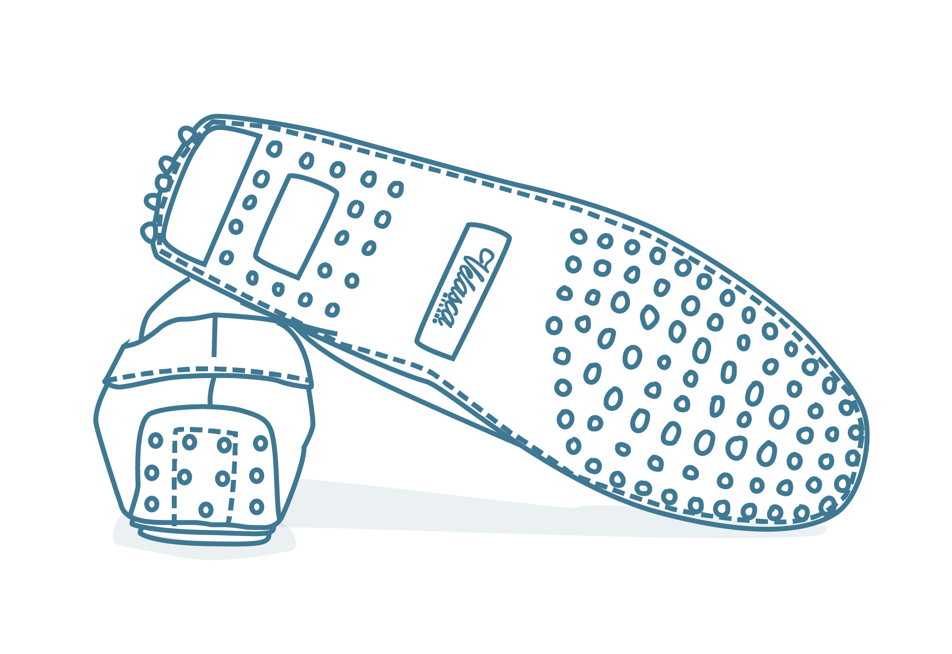 Studded-sole Moccasins in leather for men | Velasca