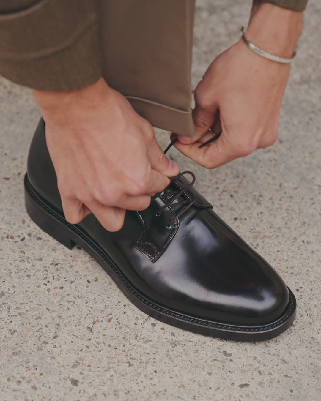 Men's classic brown leather Derby shoes | Velasca Men's classic brown leather Derby shoes | Velasca
