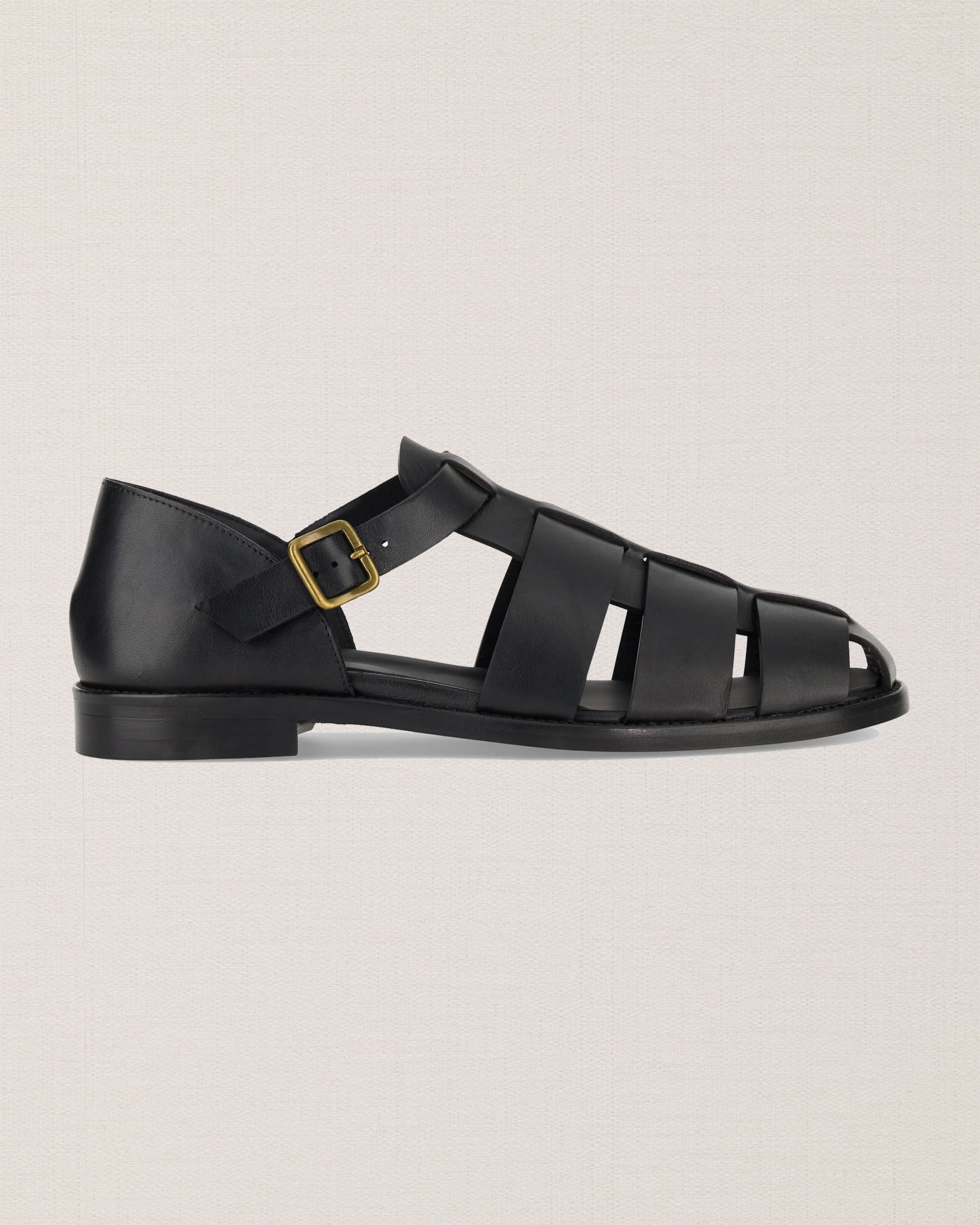 Walker Flex Quiet Luxury leather Shoes Fisherman Caged Sandals Buckle Mens 11.5 PESCA - Men main image 2